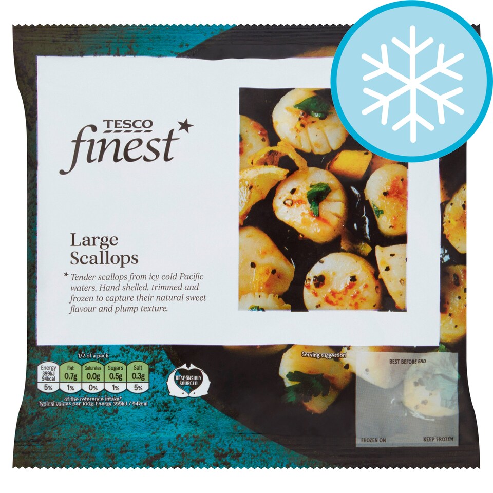 Tesco Finest Scallops 200G