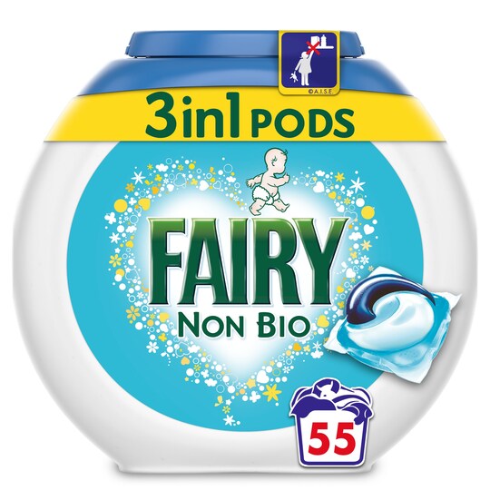 tesco fairy non bio pods 55
