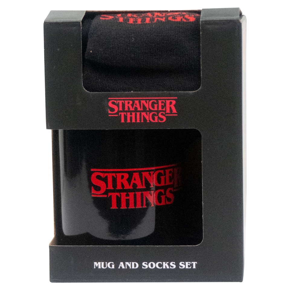 image 1 of Stranger Things Mug & Socks Christmas Gift