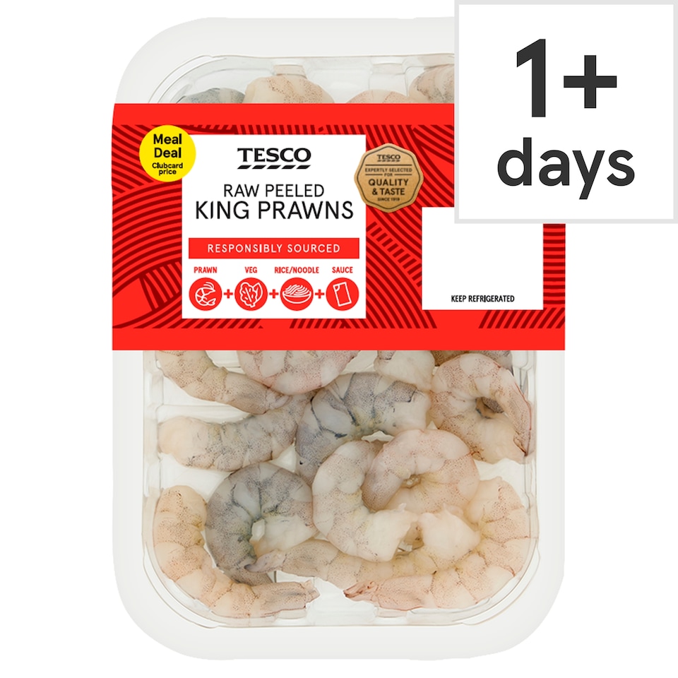 Tesco Raw King Prawns 165g