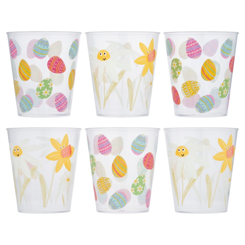 Tesco Easter Tumblers 6 Pack