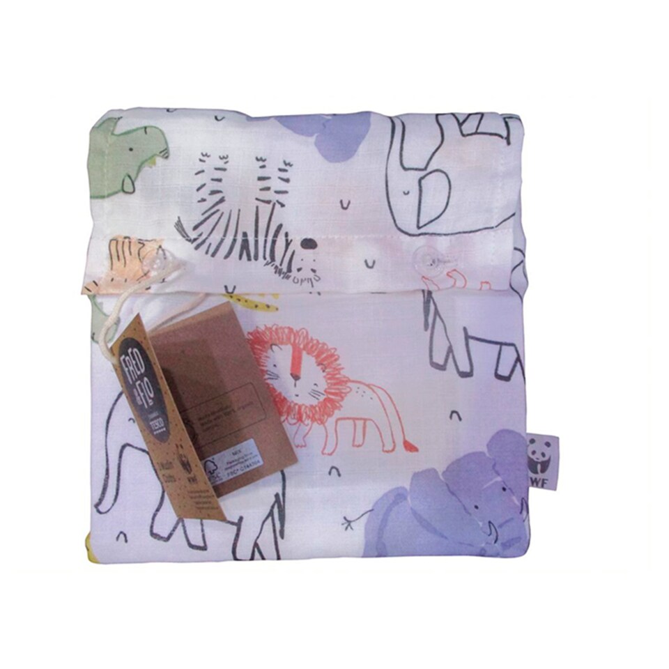 Tesco WWF 3 Pack Muslin Cloths