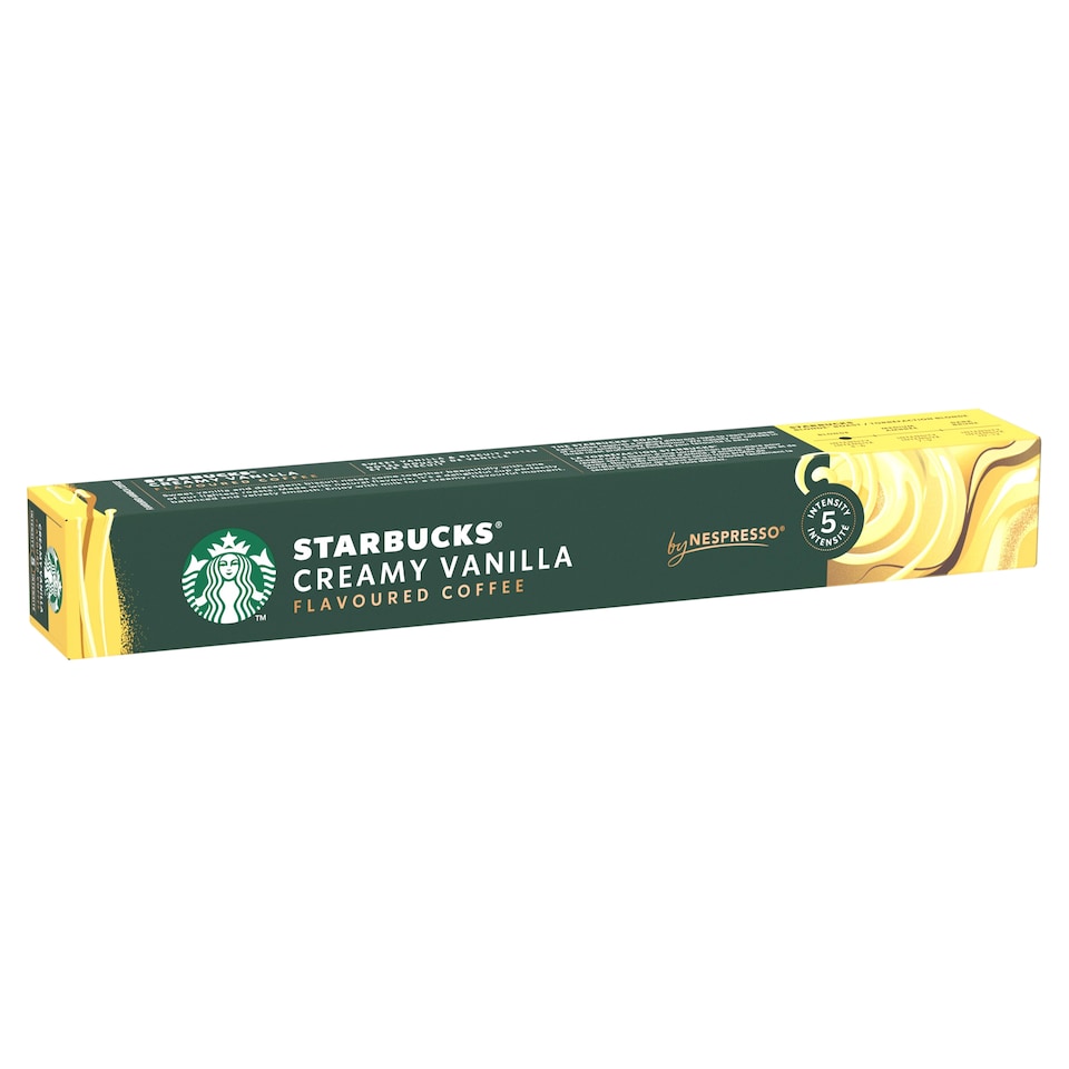 image 1 of Starbucks Creamy Vanilla Flavoured Coffee Pods x10 51g