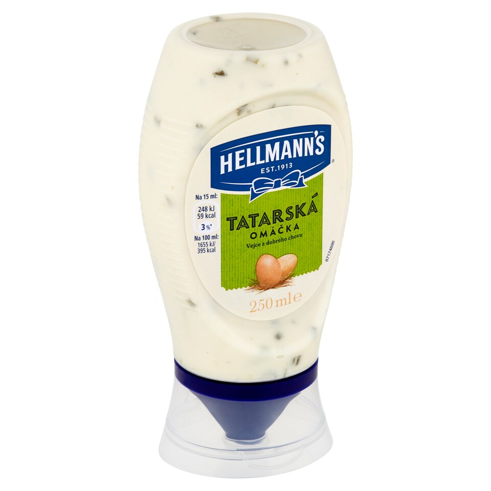 Obrázek 1 pro produkt Hellmann's Tatarská omáčka 250ml