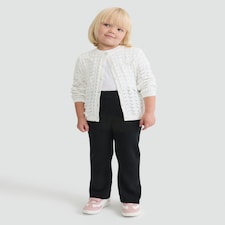 F&F x Samantha Faiers Knitted Flared Trousers in Black