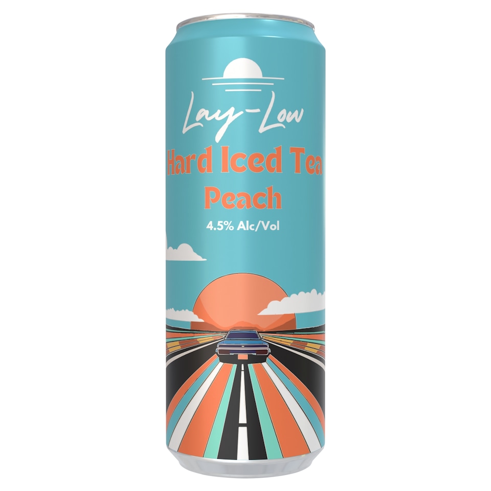 Lay Low Hard Iced Tea-Peach 330ml