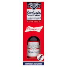 Budweiser Beer & Socks Gift Set 300ml