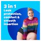 image 2 of Tampax Pearl Regular Applicator Tampons 18