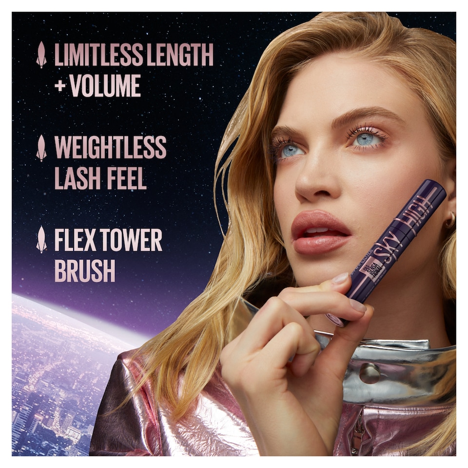 image 1 of Maybelline Lash Sensational Sky High Mascara Plum Twilight 7.5ml