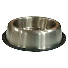 Tesco Stainless Steel Bowl With Non Slip Base 16.5Cm