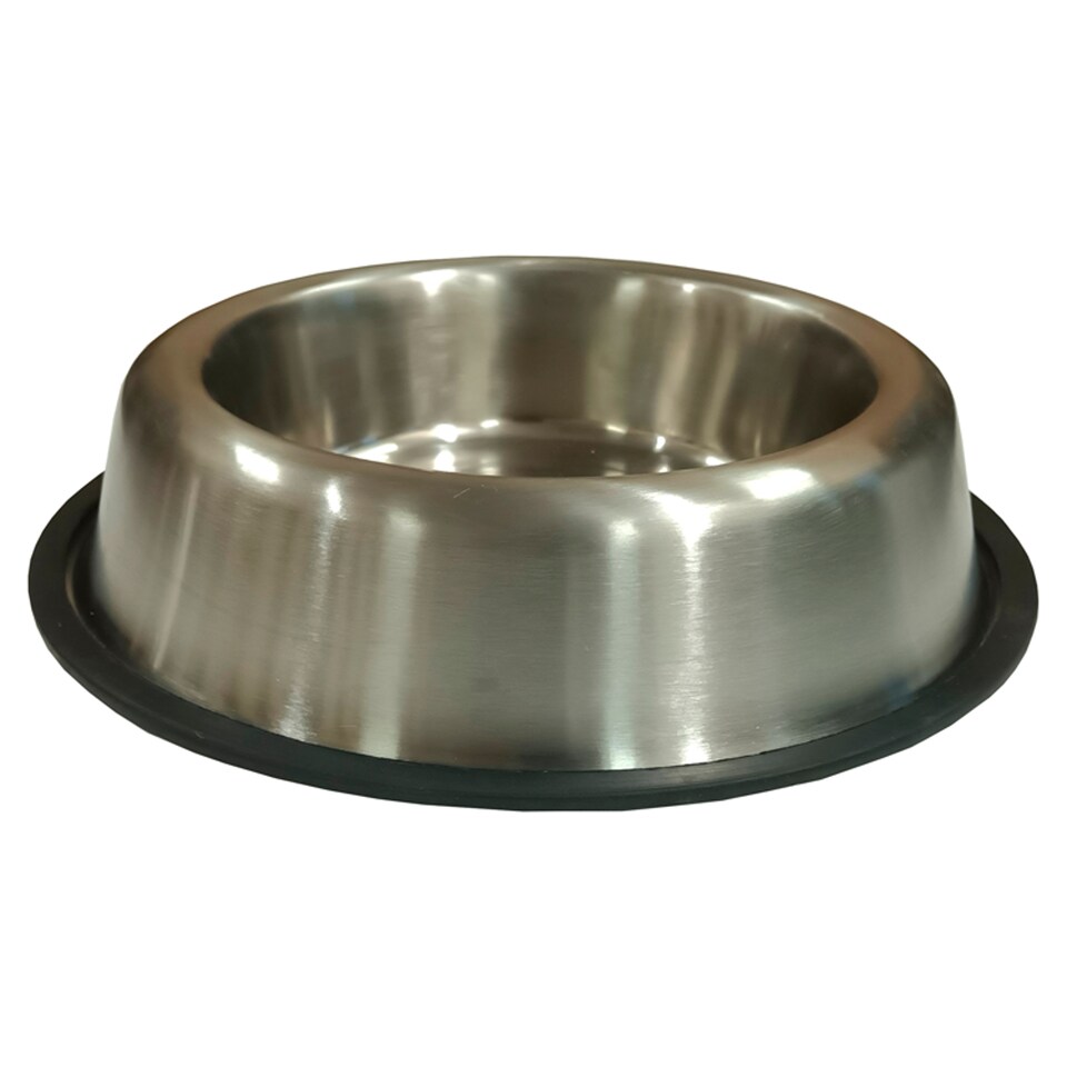Tesco Stainless Steel Bowl With Non Slip Base 16.5Cm