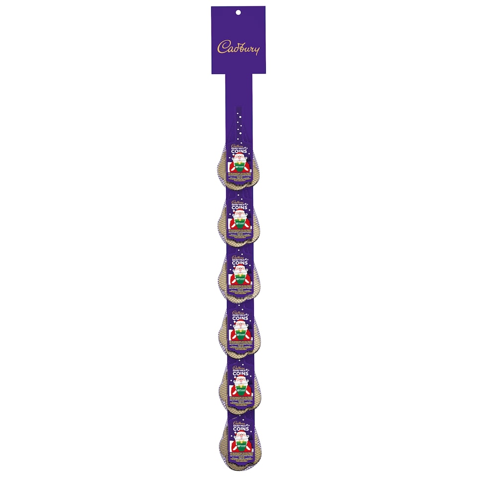 CADBURY COINS CLIPSTRIP 70G