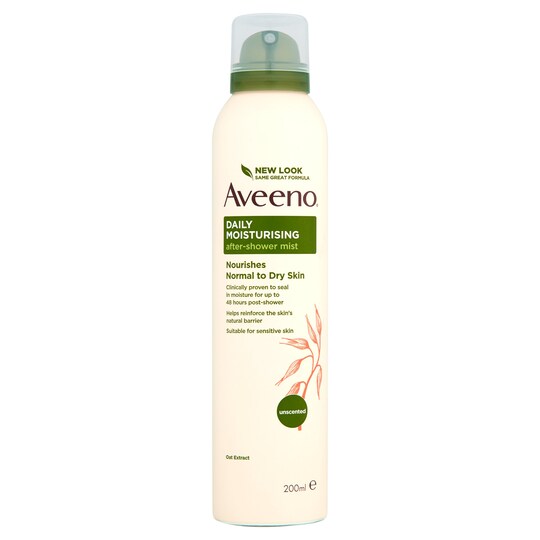 Aveeno After Shower Spray 200Ml Tesco Groceries