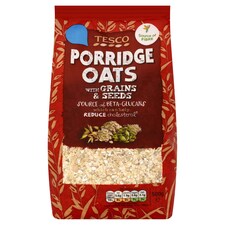Tesco Porridge Oats With Super Grains And Seeds 500G