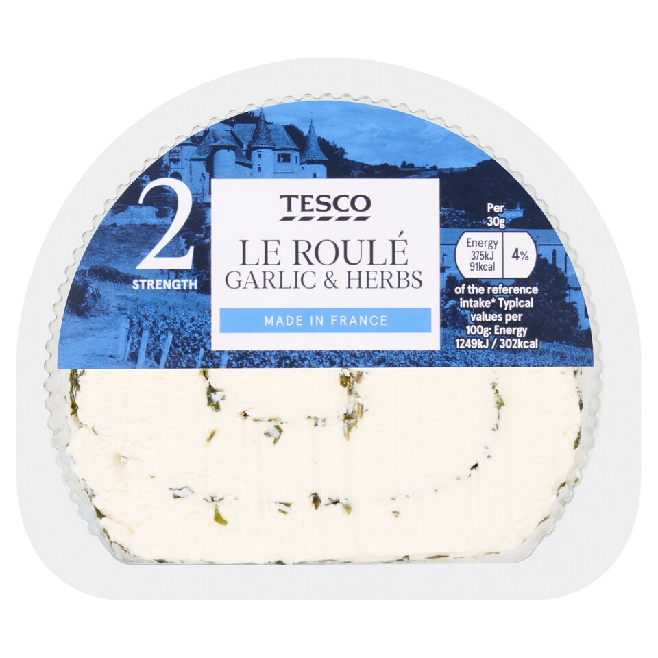 Tesco Le Roule Garlic & Herbs Cheese 150g