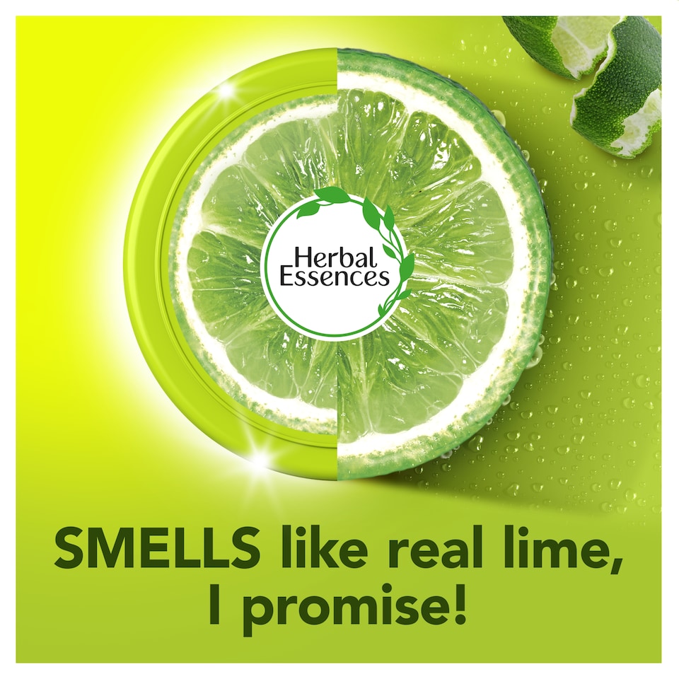 image 1 of Herbal Essences Dazzling Shine Shampoo - Lime Essences 400ml
