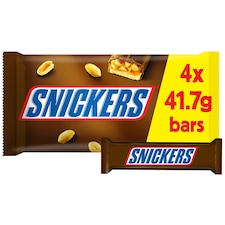 Snickers Milk Chocolate Bars Multipack Chocolate 4x41.7g