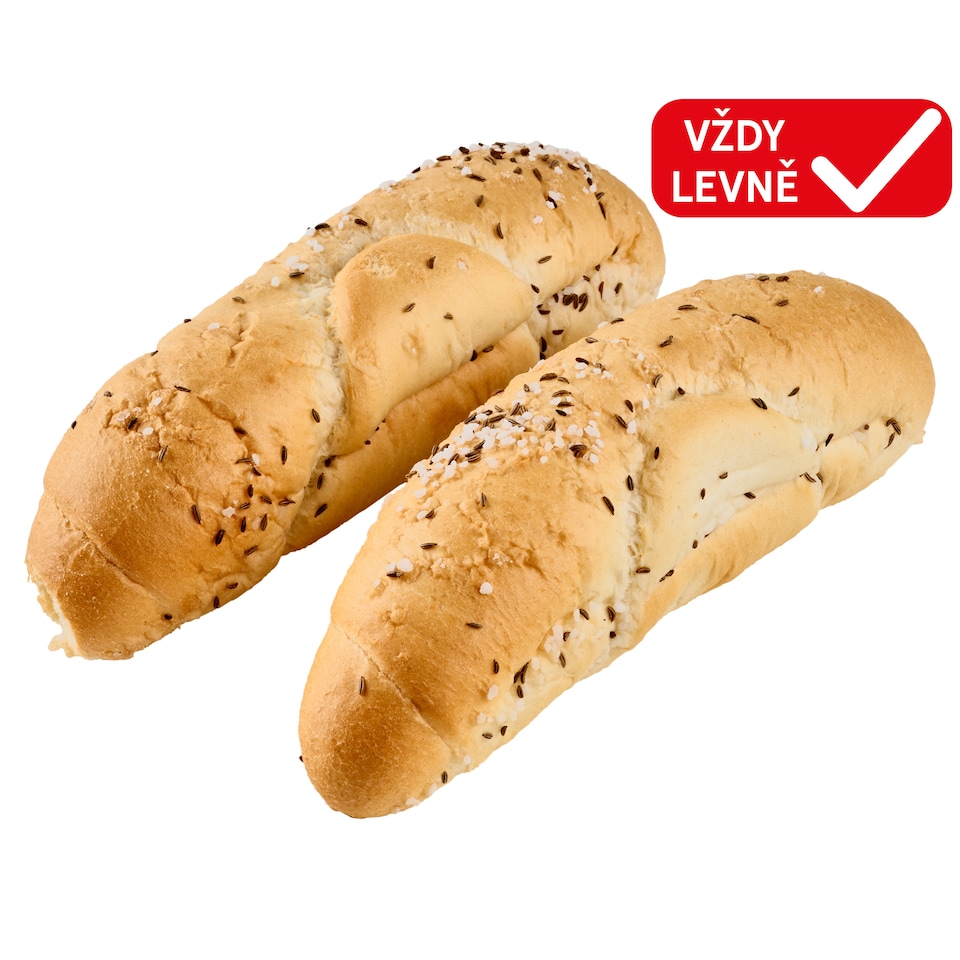 Obrázek 1 pro produkt Rohlík staročeský se solí a kmínem 50g