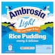 image 1 of Ambrosia Light Less Sugar & Fat Rice Pudding 4X125g