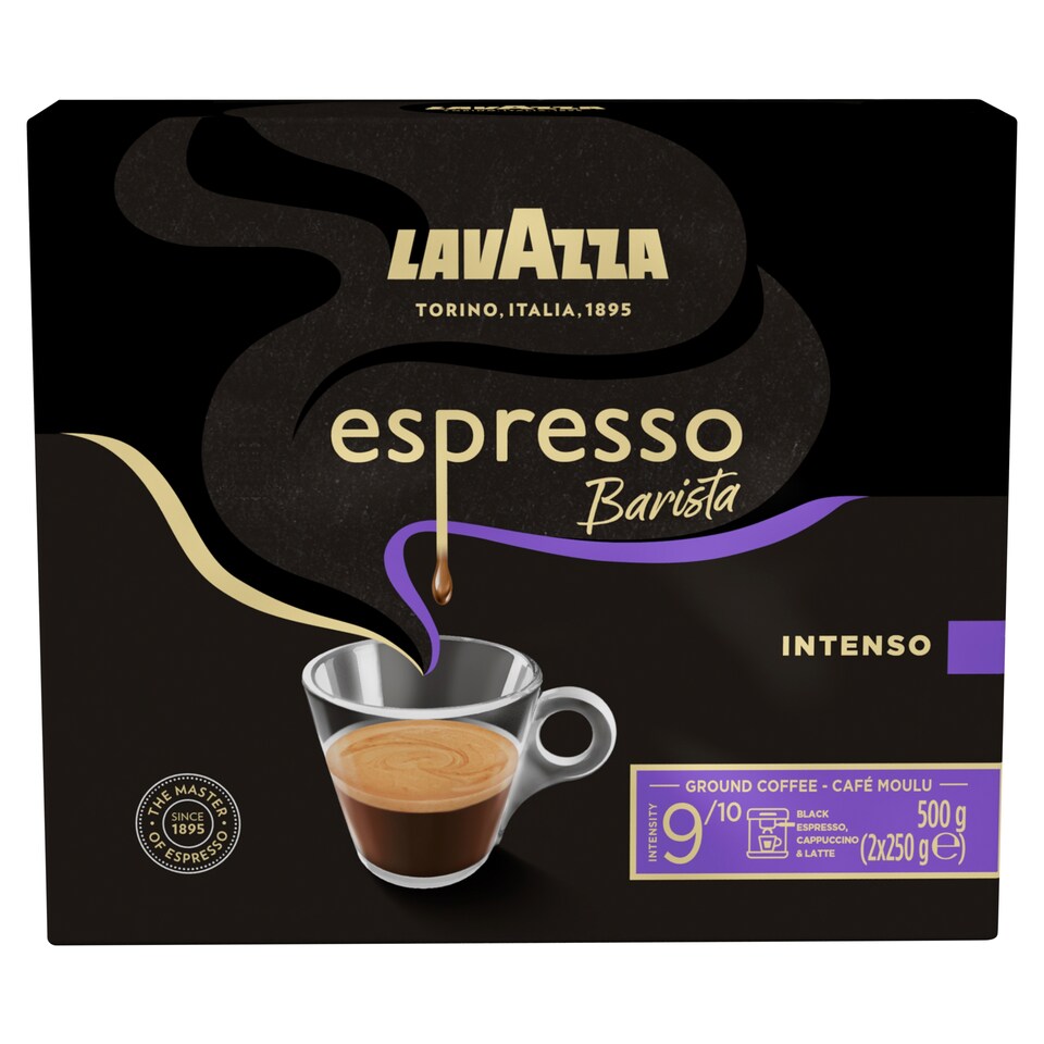 image 1 of Lavazza Espresso Barista Intenso Ground Coffee 2x250g 