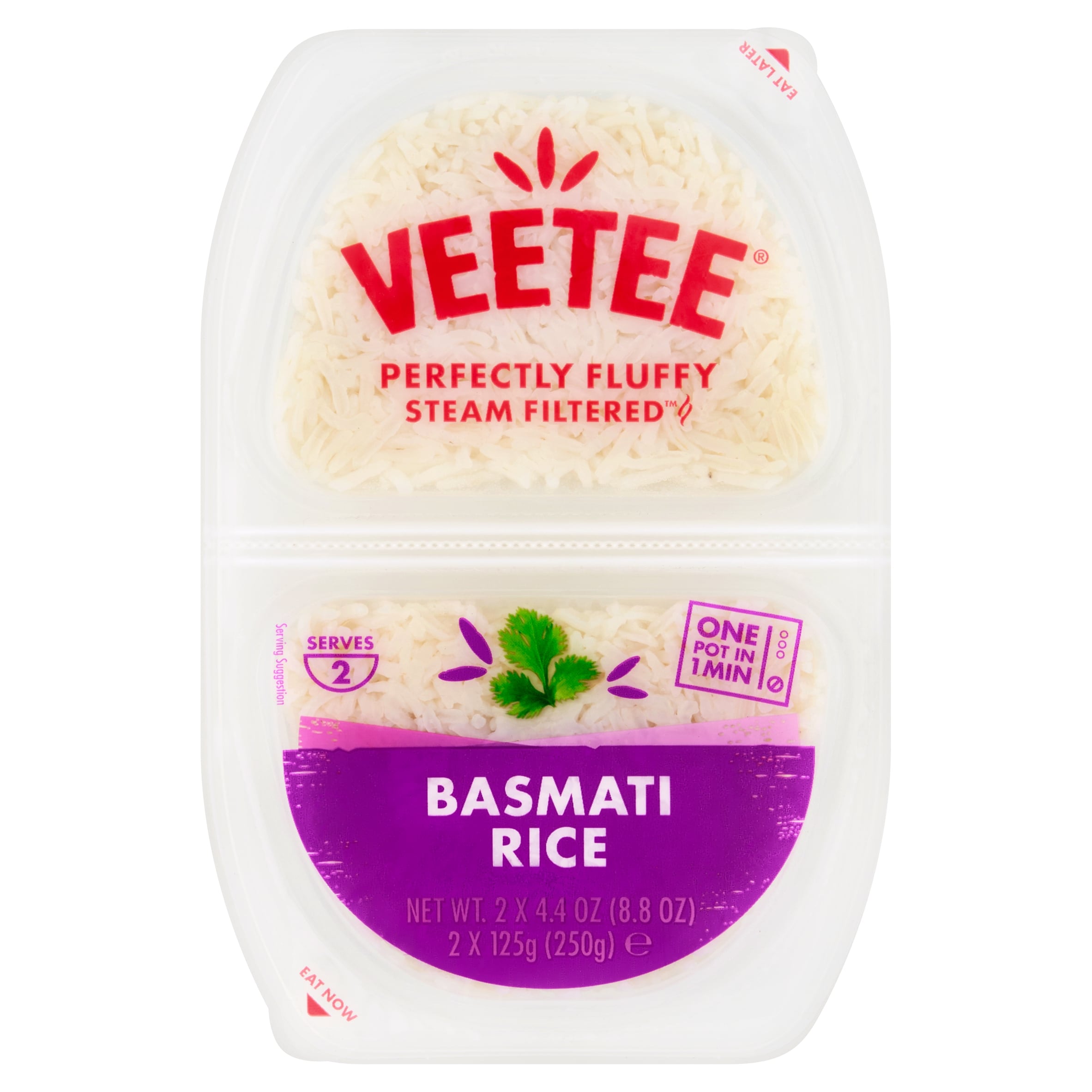 Veetee Heat & Eat Basmati Rice Pot 2 X 125G