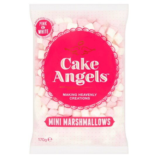 Cake Angels Pink & White Marshmallows170g