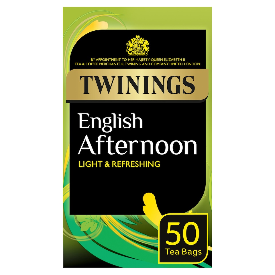 Twinings Traditional Afternoon 50 Teabags 125G Tesco Groceries