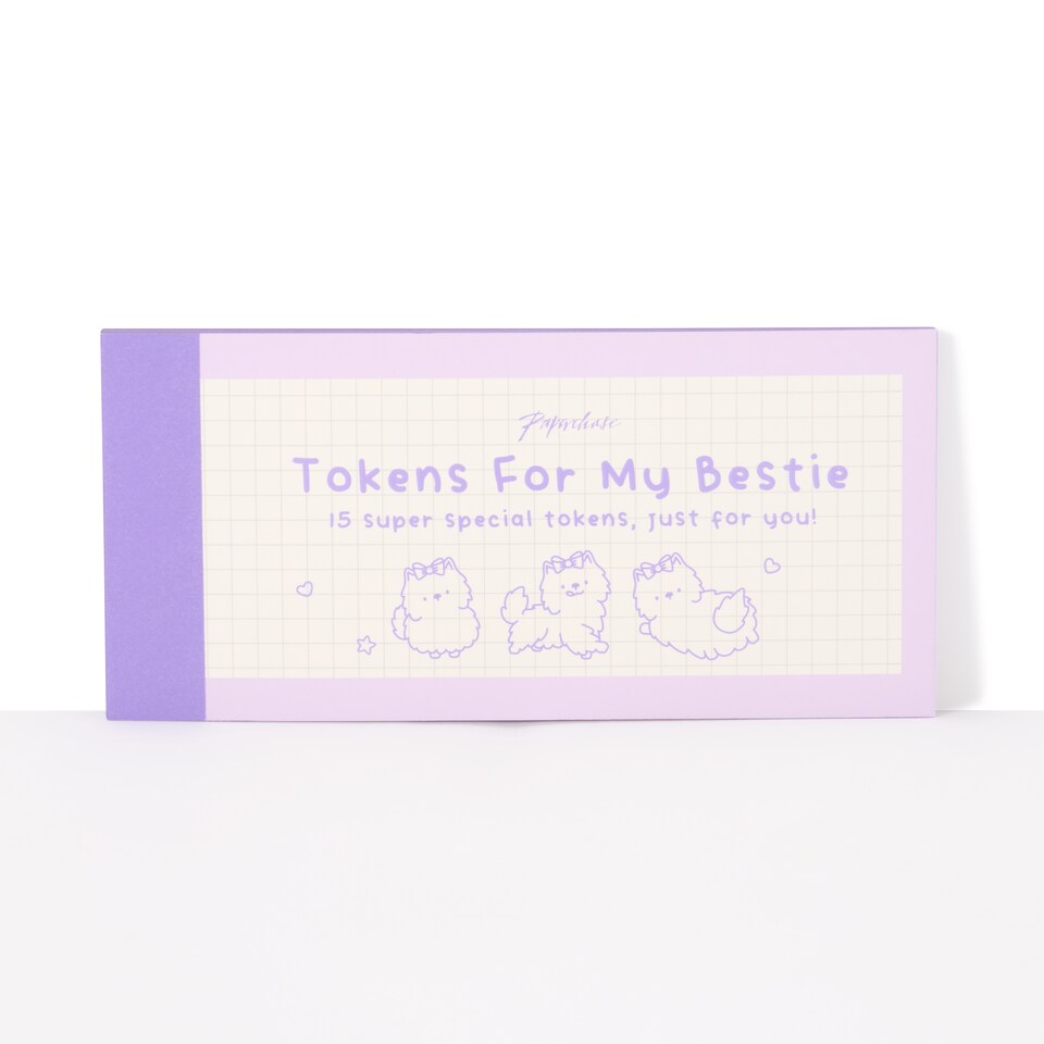 image 1 of PAPERCHASE POKO PUP TOKENS FOR MY BESTIE