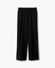 image 5 of F&F Textured Wide Leg Trousers in Black