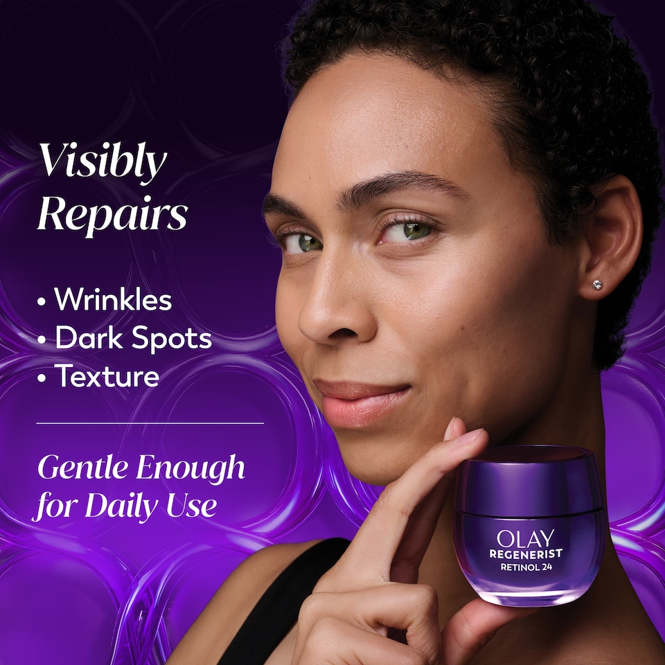 image 1 of Olay Retinol 24 Night Cream Face Moisturiser REFILL. Anti Ageing Skincare, 50ml