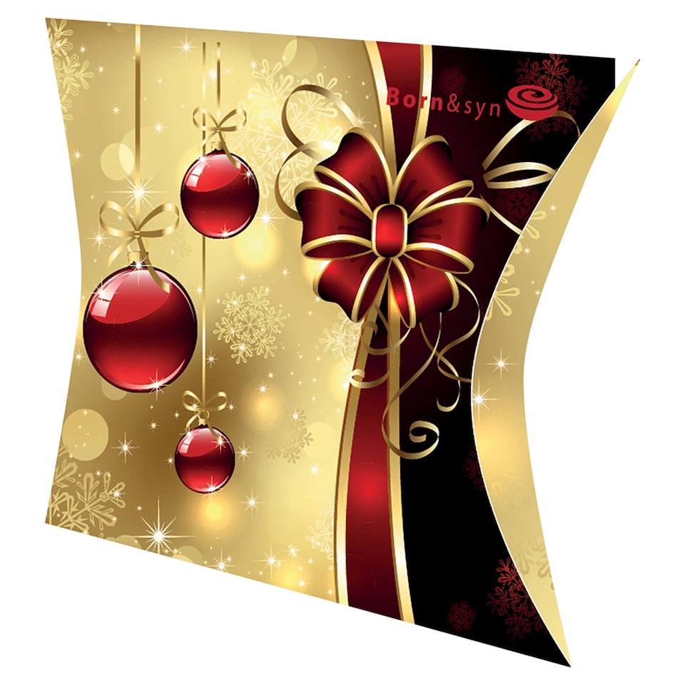 Born&syn Christmas Bag with Ribbon Chocolate Pralines 52.5 g