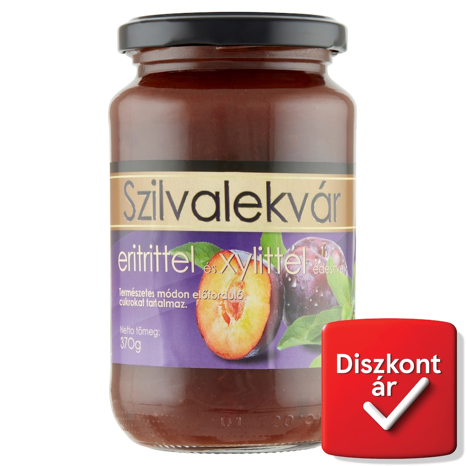Szilvalekvár eritrittel és xylittel édesítve 370 g  1. kép