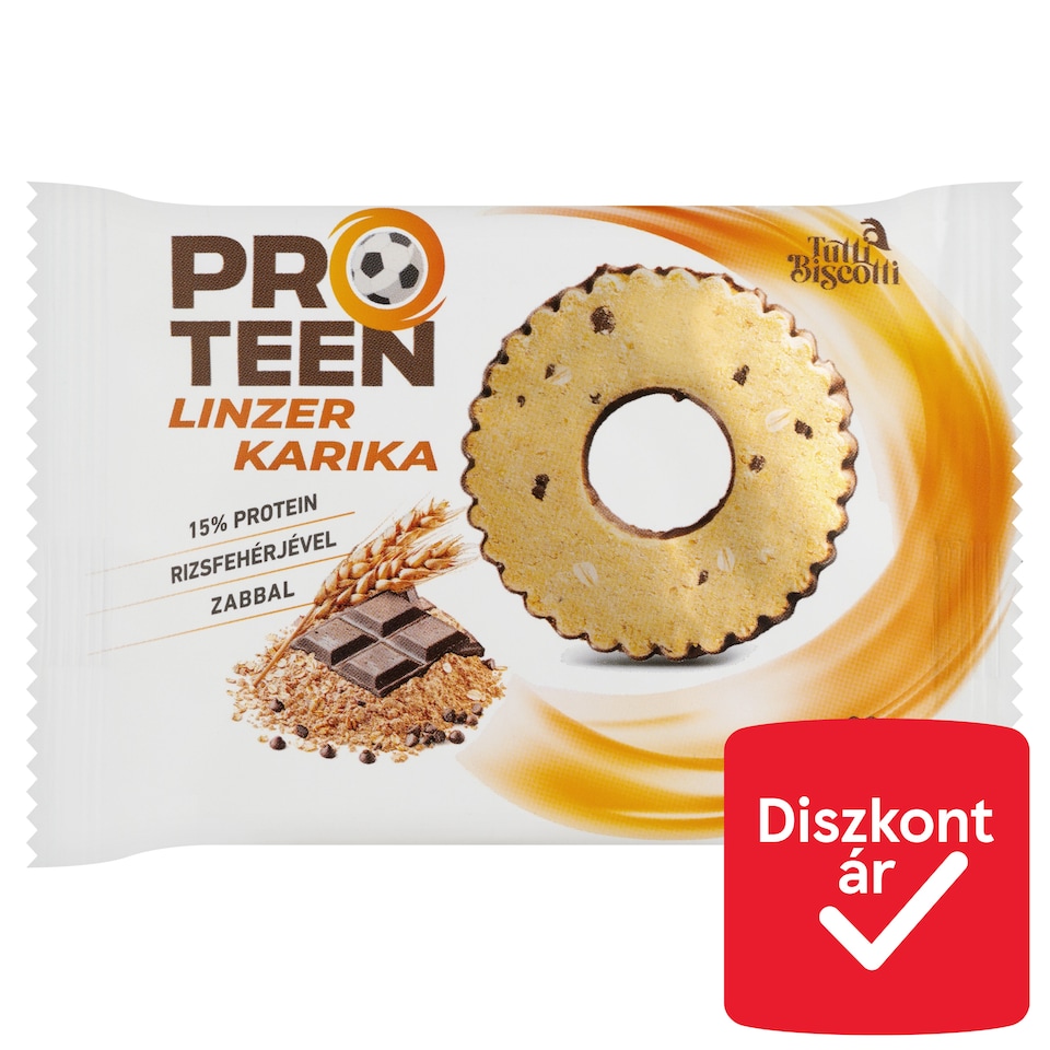 image 1 of ProTeen Linzer Hoop High-Protein Linzer Dough with Cocoa Coating Base 23 g
