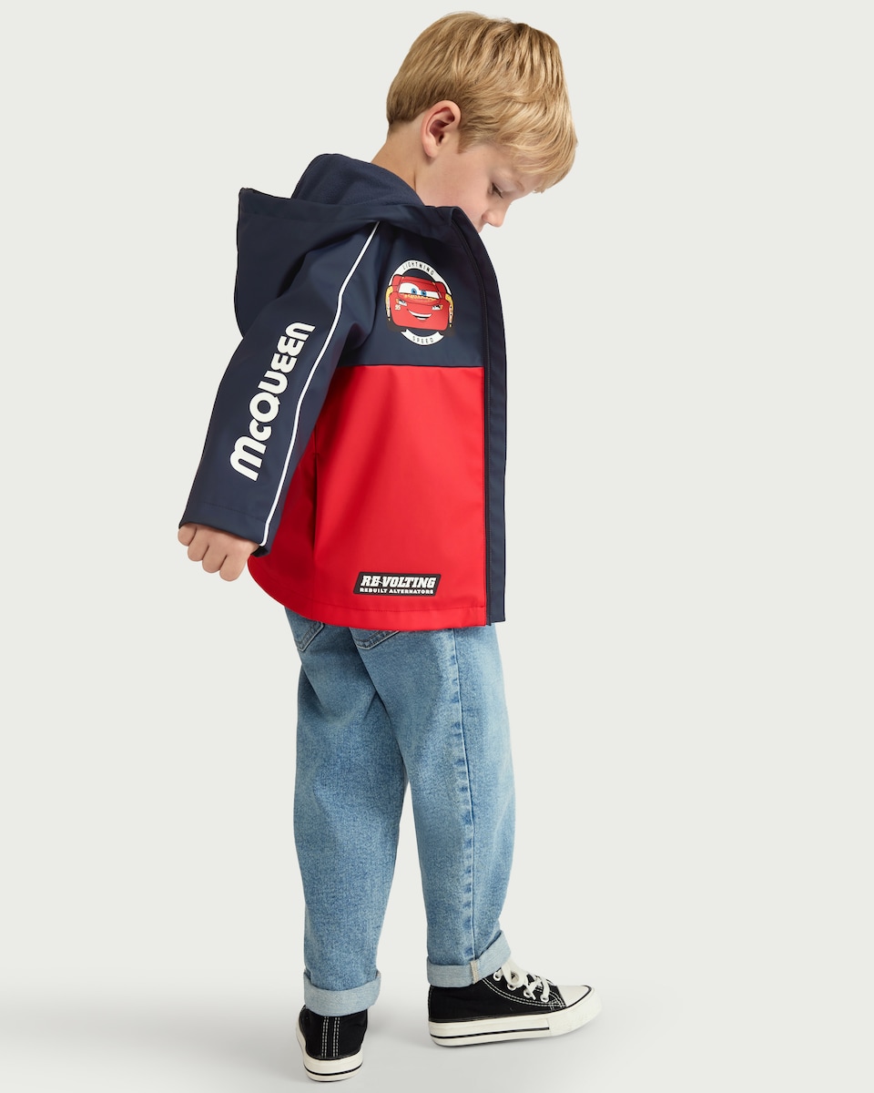 image 1 of Disney Lightning McQueen Raincoat in Red