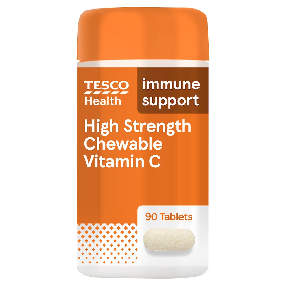 Tesco High Strength Chewable Vitamin C 1000Mg 90s