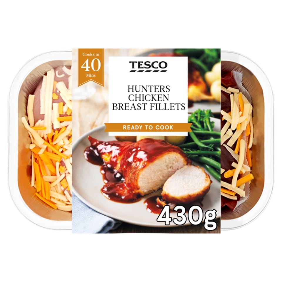 Tesco 2 Hunters Chicken Breasts 430G