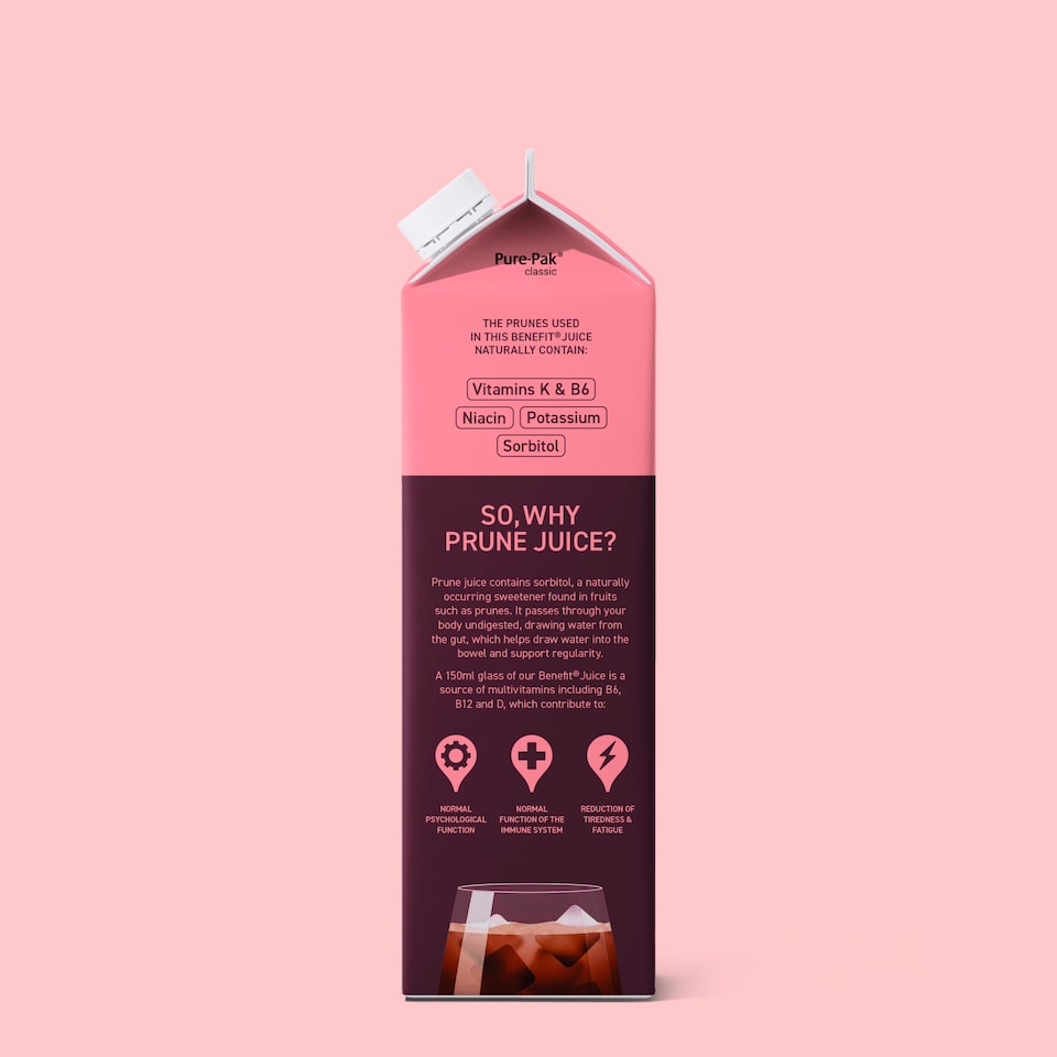 image 1 of Benefit 100% Prune Juice 1Litre