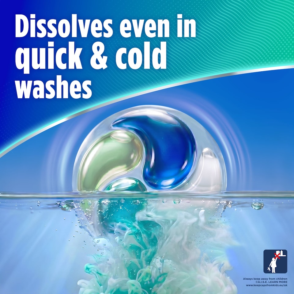 image 1 of Persil Ultimate Non Bio Ultra Stain Removal Laundry Washing Detergent Capsules Large Pack 31 Washes 421g