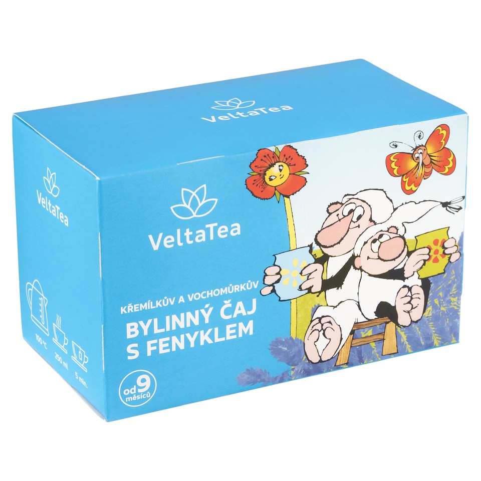 Obrázek 1 pro produkt VeltaTea Křemílkův a Vochomůrkův bylinný čaj s fenyklem 20 x 1,5g (30g)