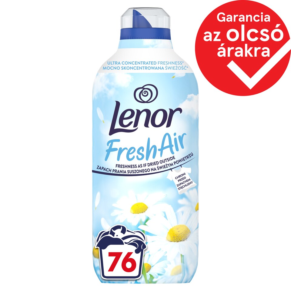 Lenor Fresh Air Öblítő 76 Mosáshoz, Sensitive  1. kép