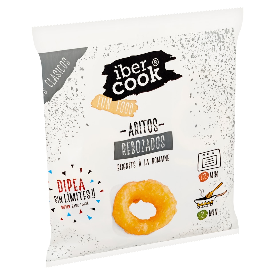 Ibercook Quick-Frozen Breaded Squid Rings 400 g