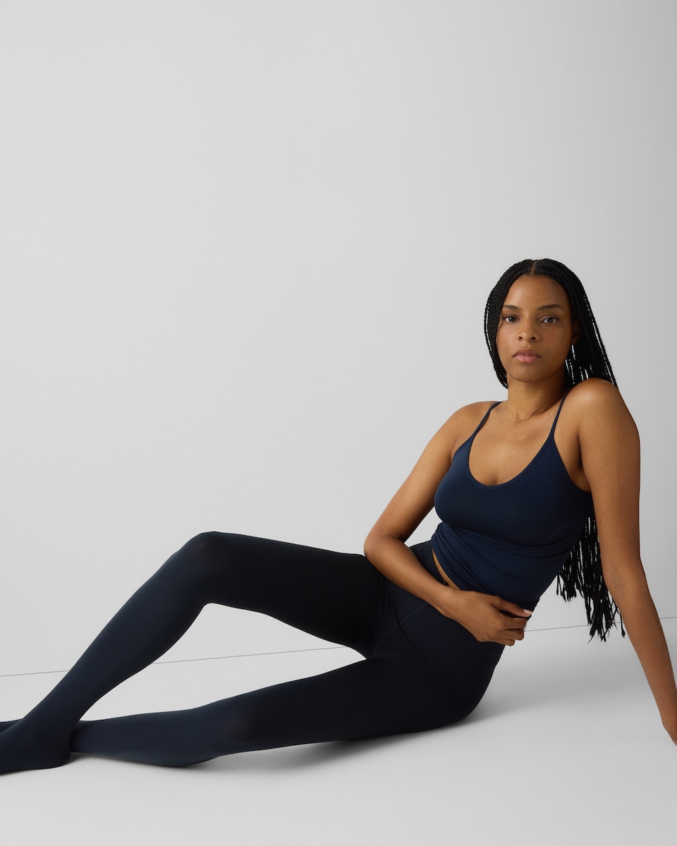 image 1 of F&F WARMPLUS™ Medium Warmth Thermal 200 Denier Fleece Tights in Grey Marl