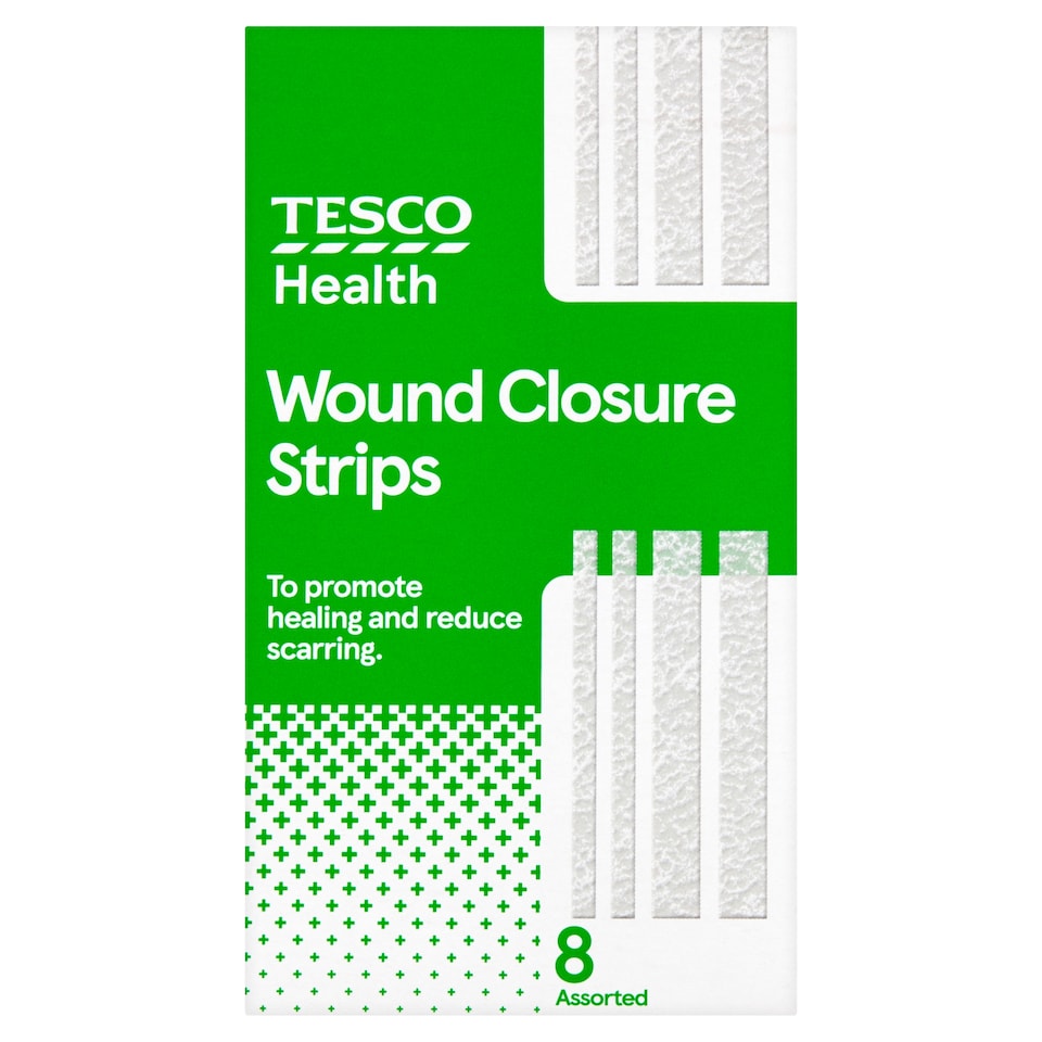 Tesco Health Assorted Skin Closure Strips 8s