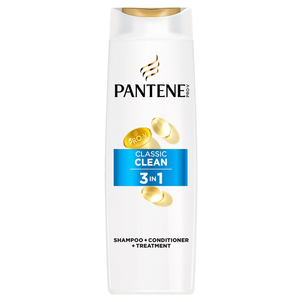 image 1 of Pantene Active Nutri-Plex Classic Clean 3in1 Shampoo Conditioner & Treatment 250ml