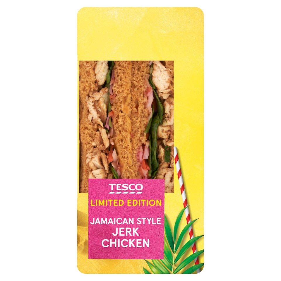 Tesco Jerk Chicken Jamaican Style Sandwich