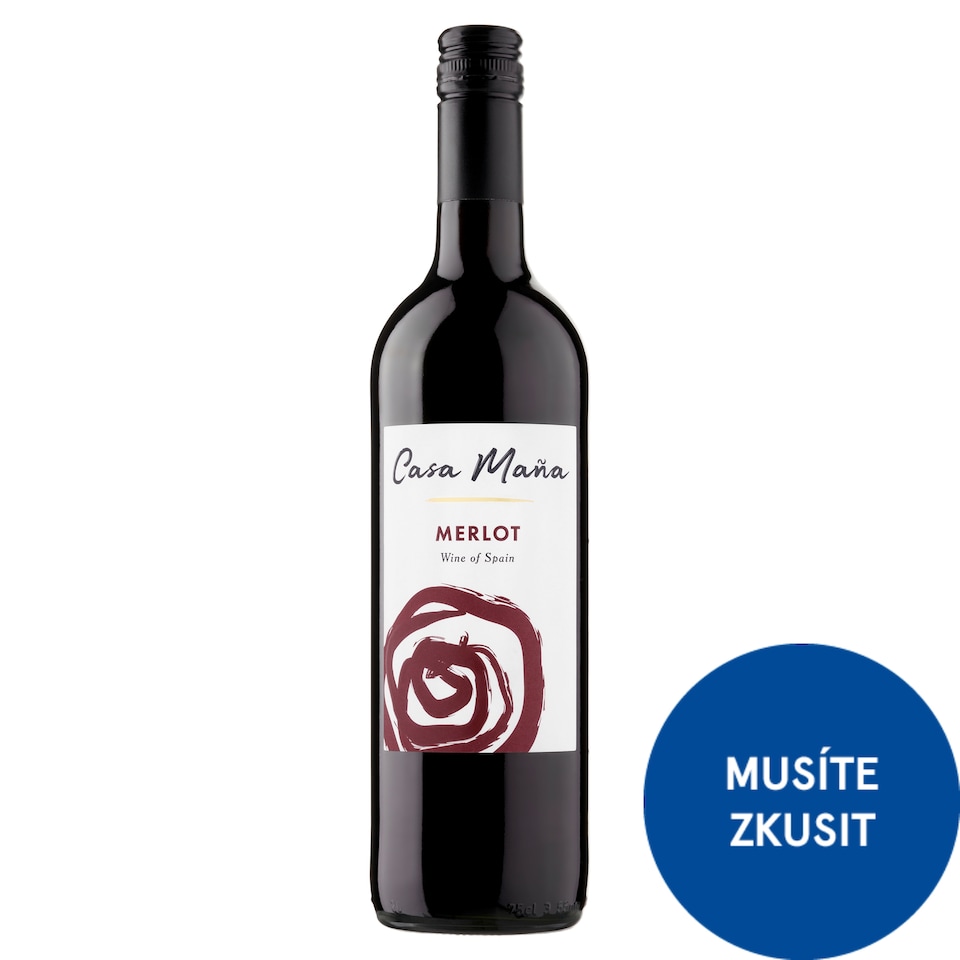 Casa Maña Merlot červené víno polosuché 750ml