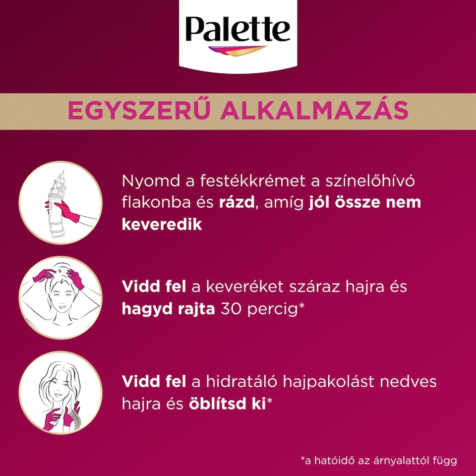 Palette Deluxe 4-6 Mokka barna tartós hajfesték  1. kép