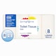 image 2 of Springforce Toilet Tissue 8 White Longer Rolls