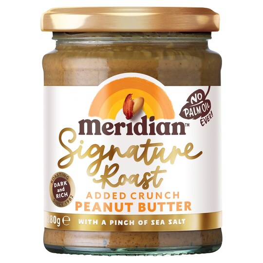 Meridian Signature Roast Crunchy Peanut Butter 280G Tesco Groceries