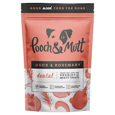 Pooch & Mutt Probiotic Meaty Dog Treats - Duck & Rosemary Dental 120g